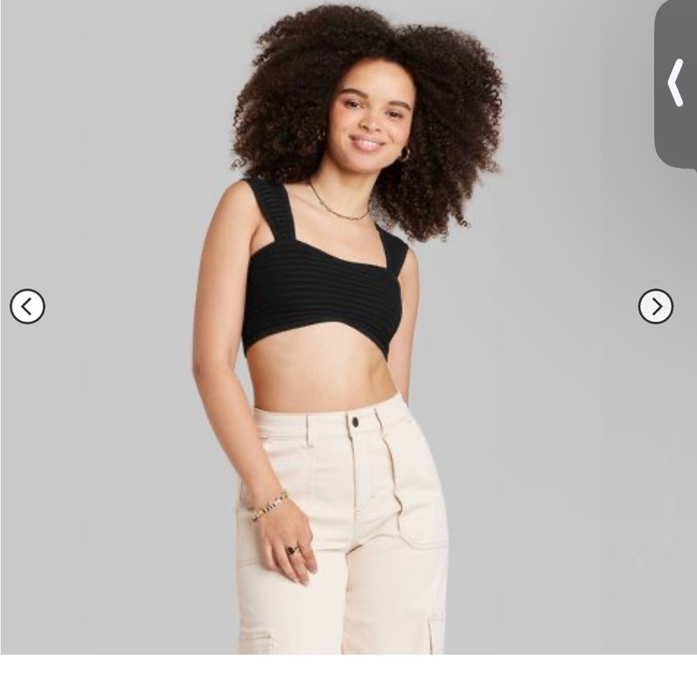 Women’s Sweat Tiny Bra Top - Wild Fable